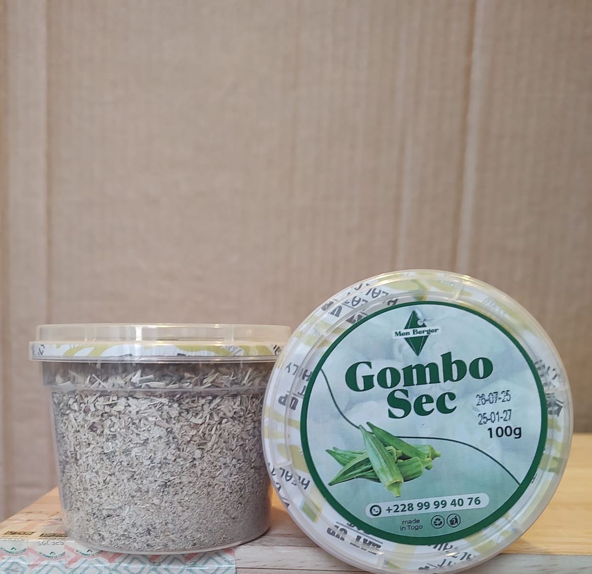 Gombo Sec 100g 1000f